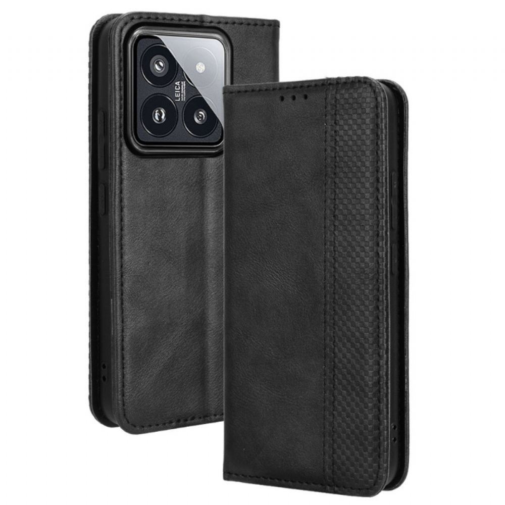 Kožené Pouzdro Xiaomi 14 Kryty Na Mobil Retro Styl