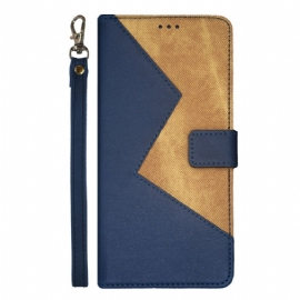 Kožený Kryt Na Xiaomi 14 Dvoubarevný Idewei