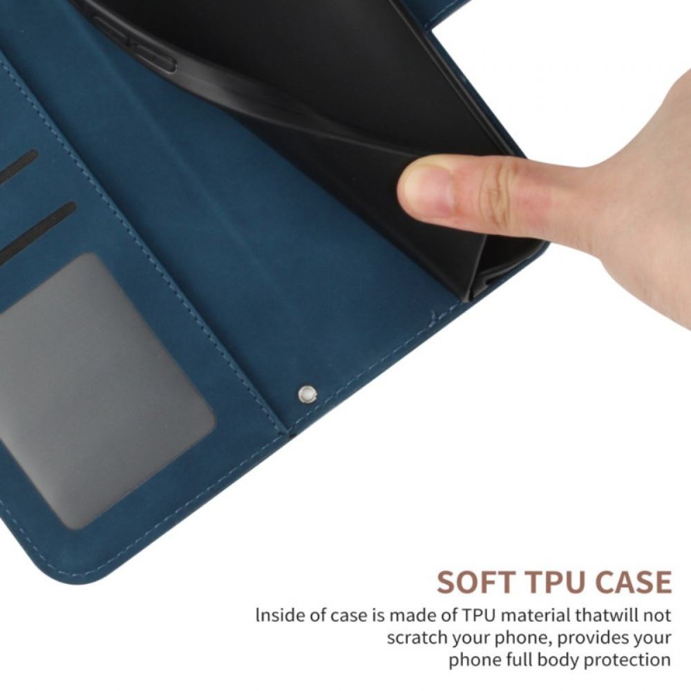 Kožený Kryt Na Xiaomi 14 Slunečnice S Popruhem