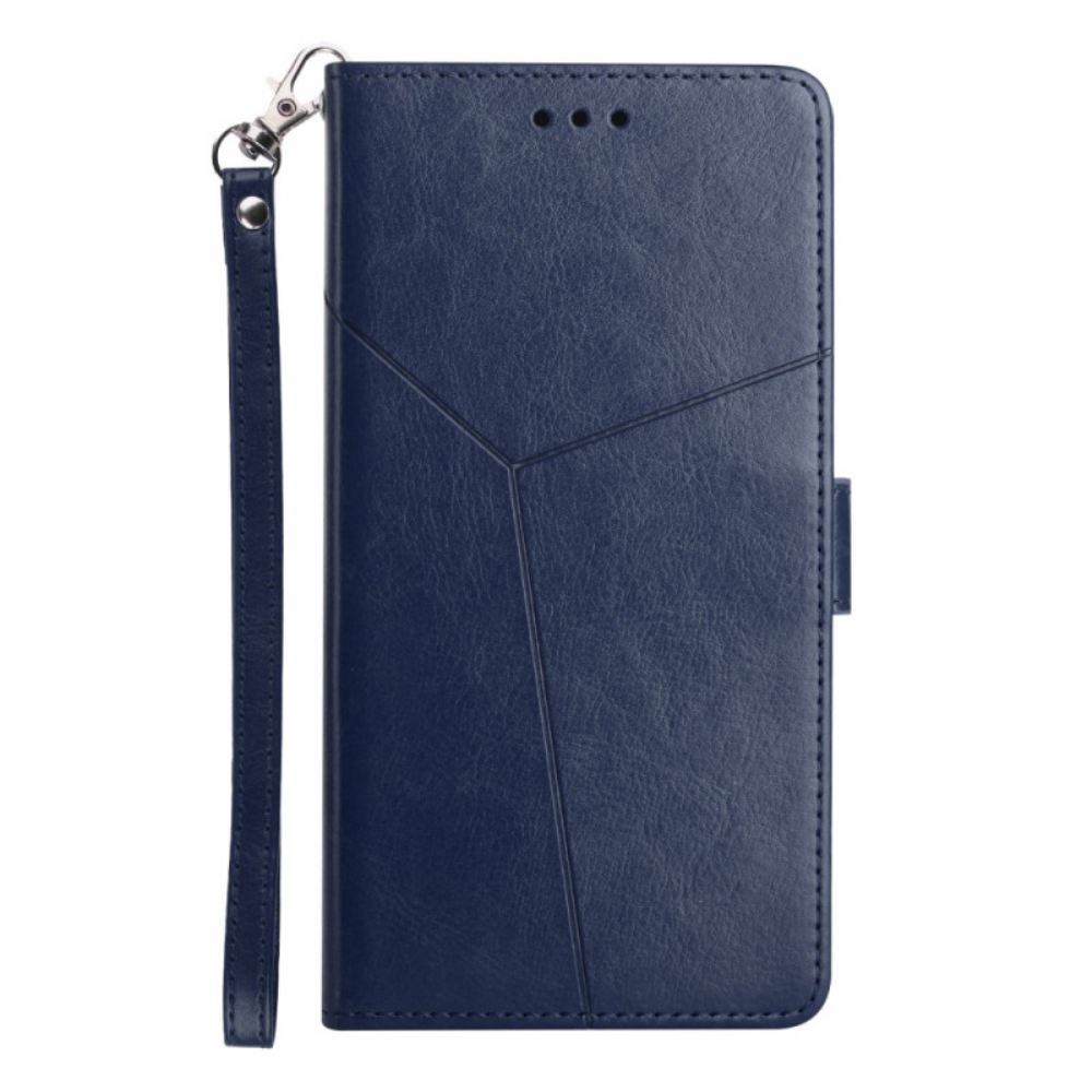 Kožený Kryt Xiaomi 14 Design Popruhu Y