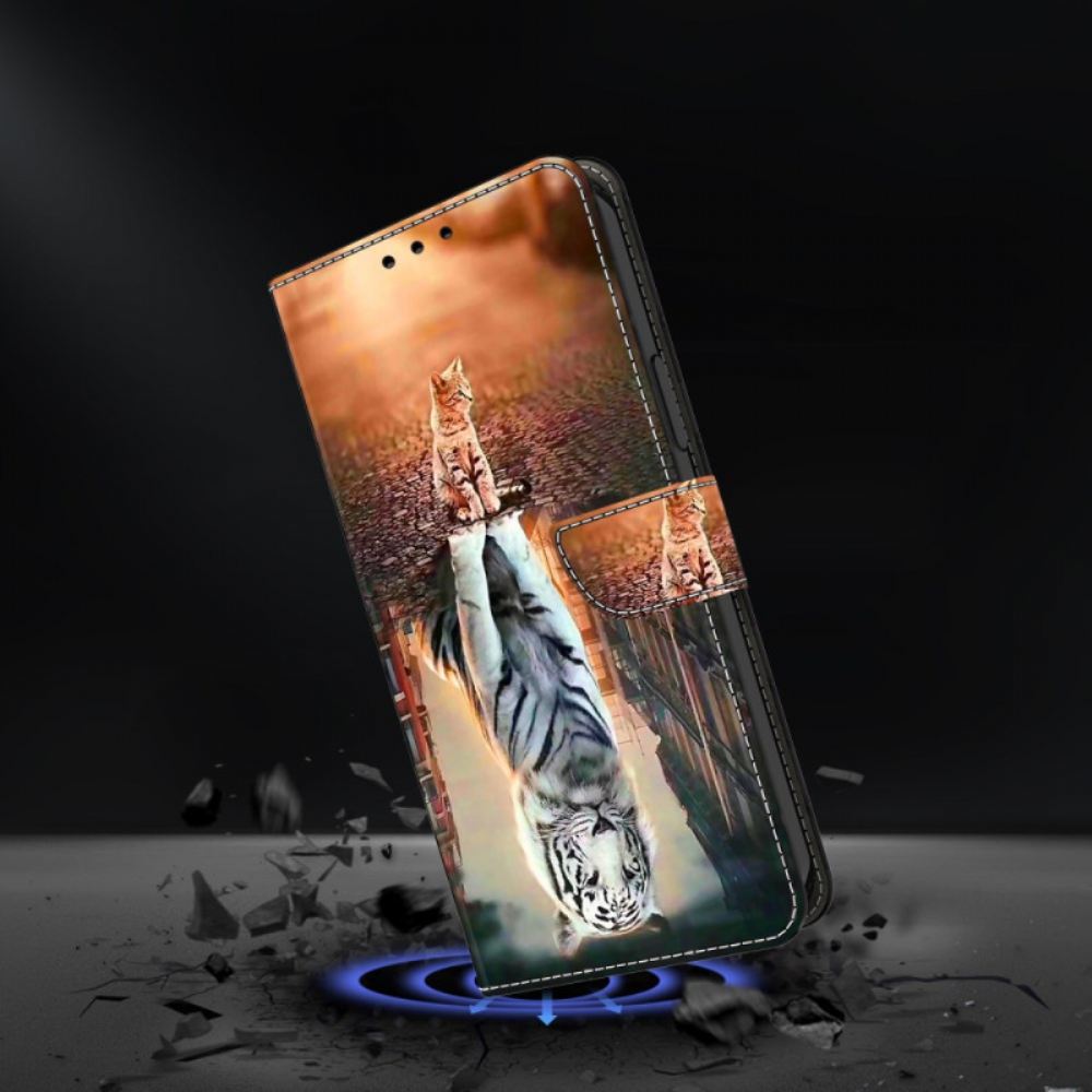 Kožený Kryt Xiaomi 14 Kotěcí Sen