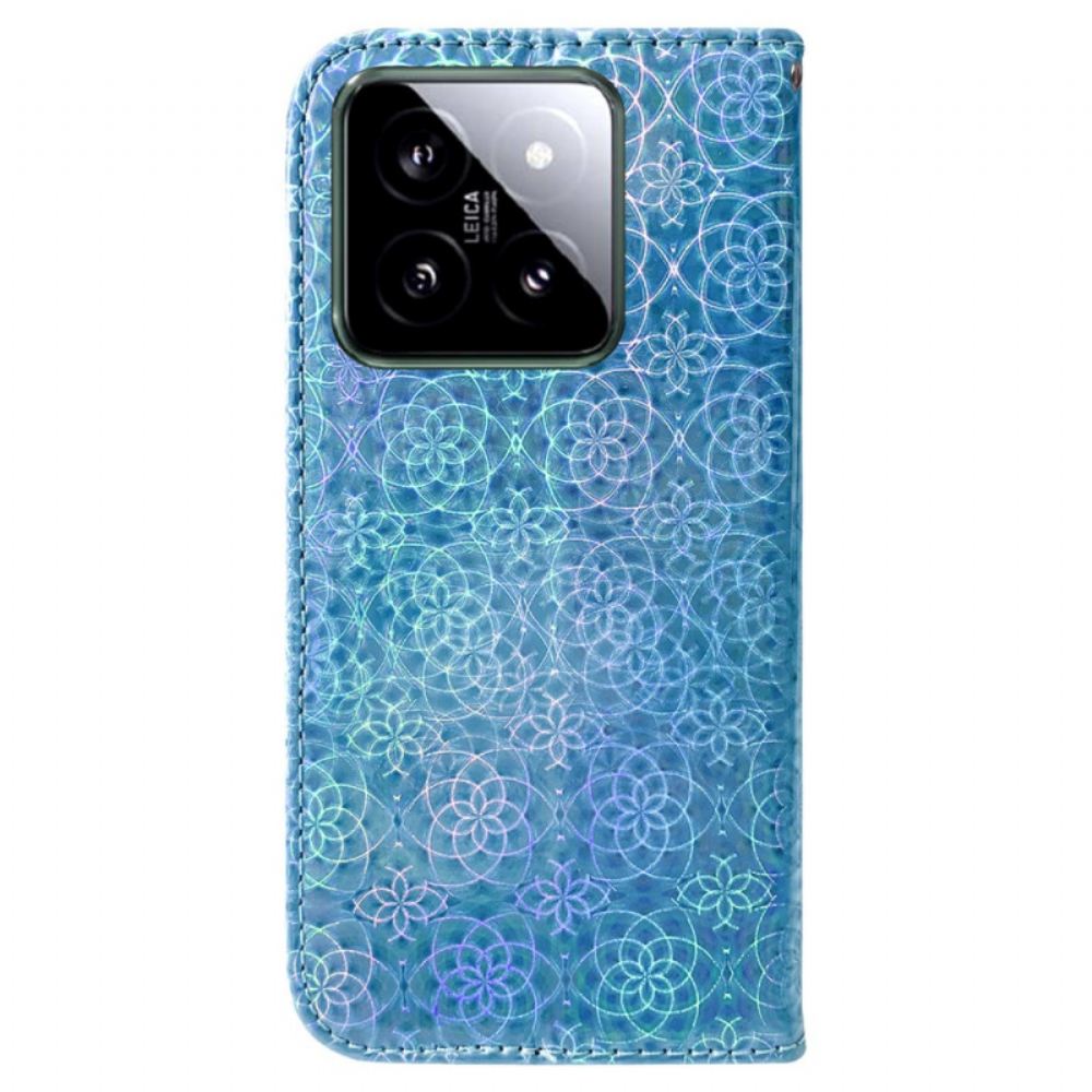 Kožený Kryt Xiaomi 14 Strappy Disco Style