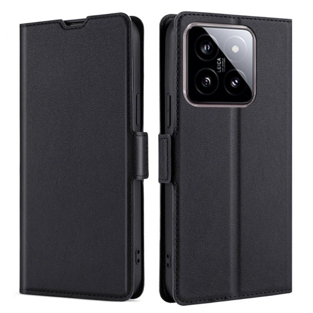 Kožený Kryt Xiaomi 14 Velmi Jemné