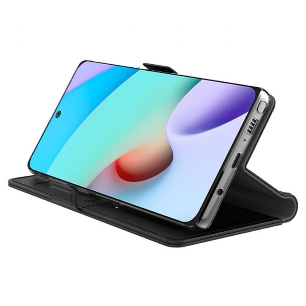 Kožený Kryt Xiaomi 14 Zrcadlový A Odnímatelný Držák Karty