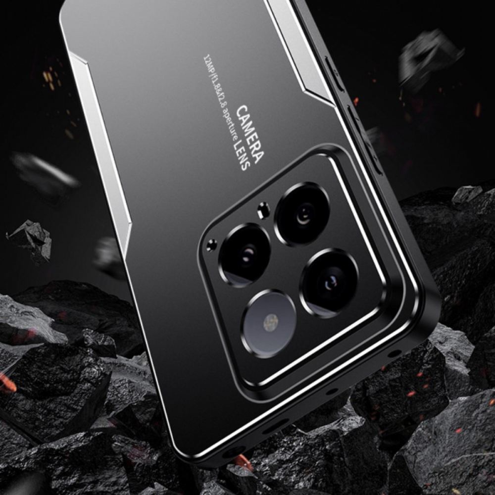 Kryt Na Xiaomi 14 Kovový Efekt