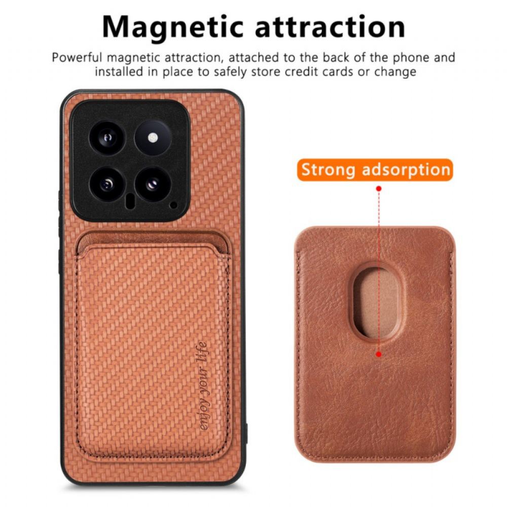 Kryt Na Xiaomi 14 Magnetický Odnímatelný Držák Karty