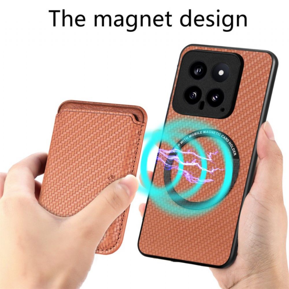 Kryt Na Xiaomi 14 Magnetický Odnímatelný Držák Karty