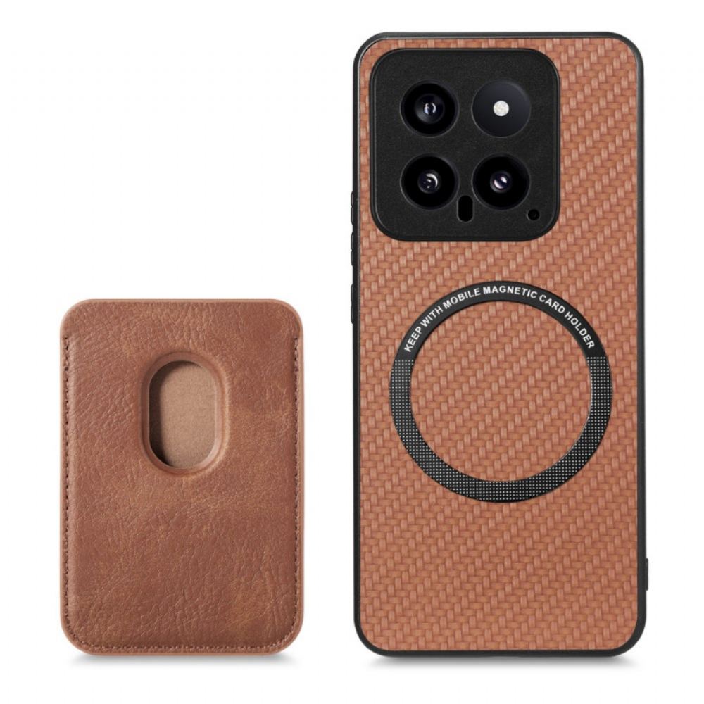 Kryt Na Xiaomi 14 Magnetický Odnímatelný Držák Karty