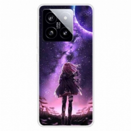 Kryt Na Xiaomi 14 Mladá Dívka S Hvězdami
