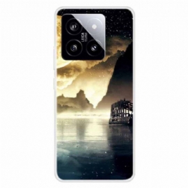 Kryt Xiaomi 14 Kryty Na Mobil Měsíční Svit U Jezera