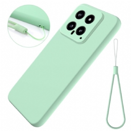Kryt Xiaomi 14 Kryty Na Mobil Řemínek Z Tekutého Silikonu