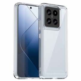 Kryt Xiaomi 14 Průhledná Galvanicky Pokovená Tlačítka