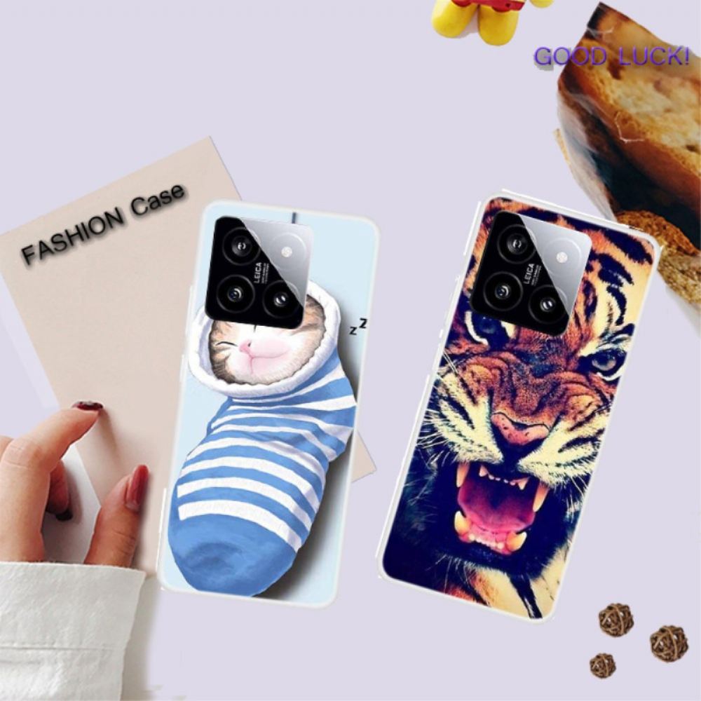 Kryt Xiaomi 14 Růžový Květ