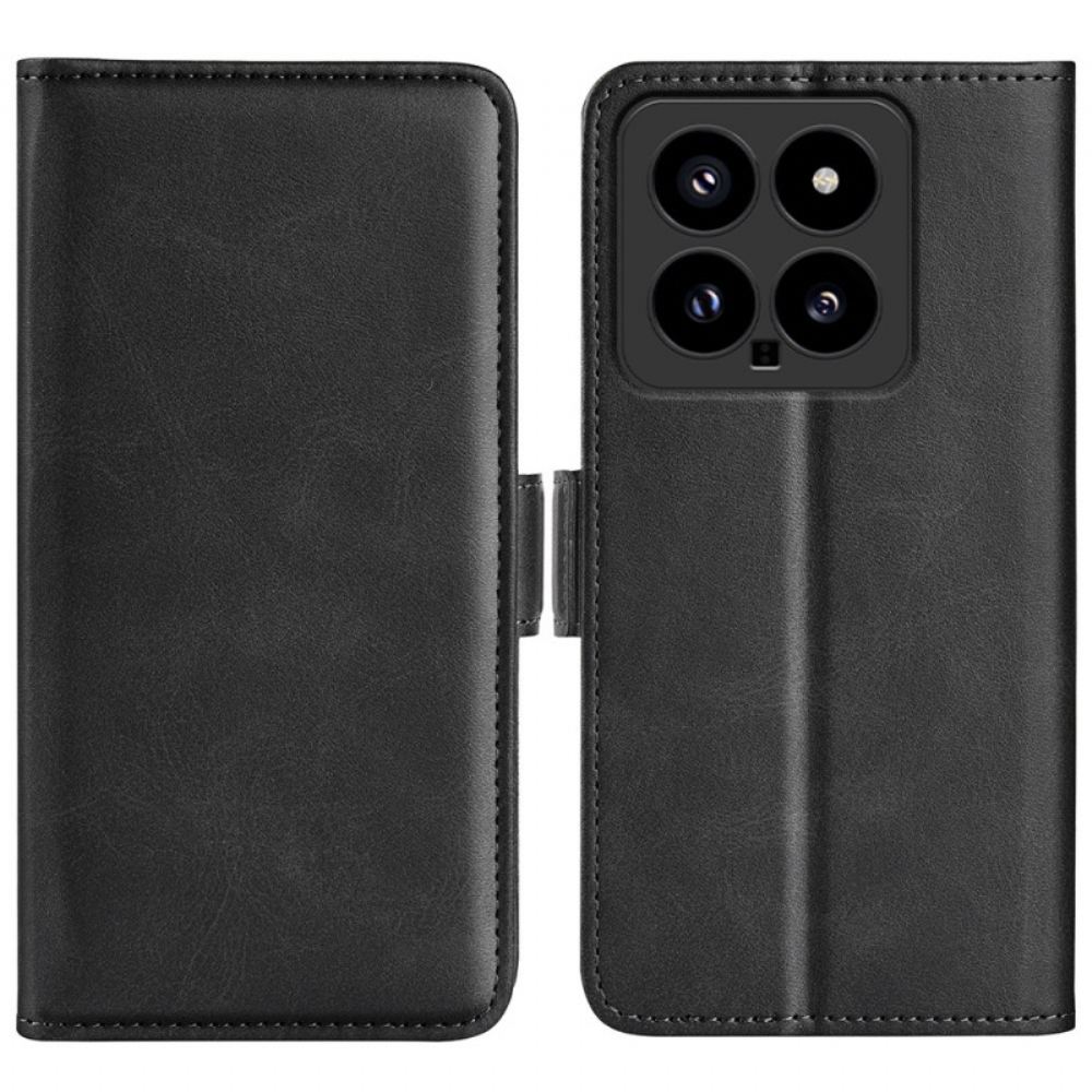 Peněženková Pouzdra Xiaomi 14 Kryty Na Mobil Dvojité Zapínání