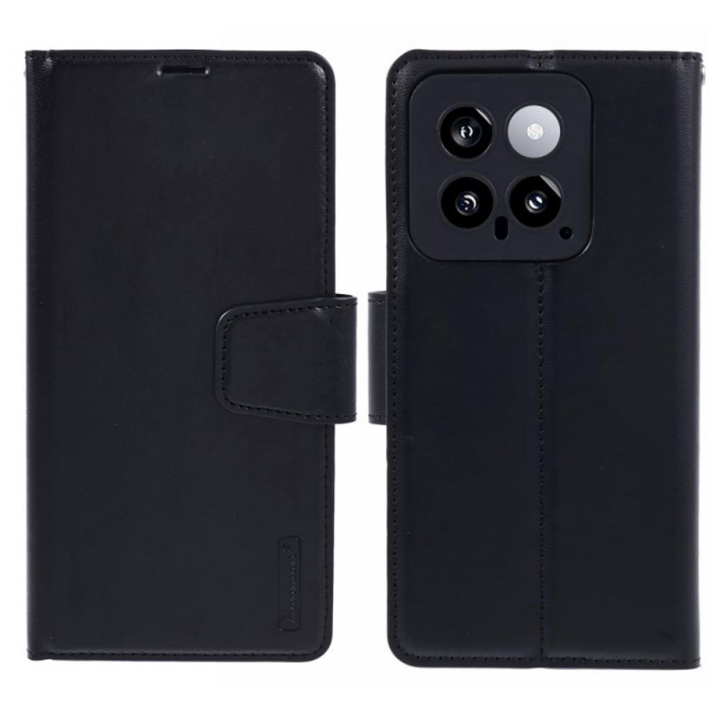 Peněženková Pouzdra Xiaomi 14 Kryty Na Mobil Frézy Řady Hanman