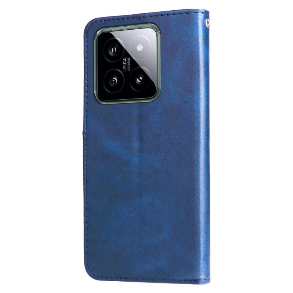 Peněženková Pouzdra Xiaomi 14 Kryty Na Mobil Peněženka Na Mince