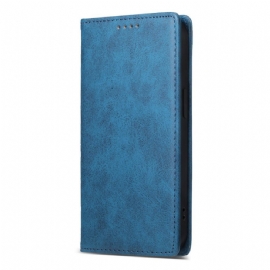 Kožené Pouzdro Folio Poco C71 Hnědá Umělá Kůže