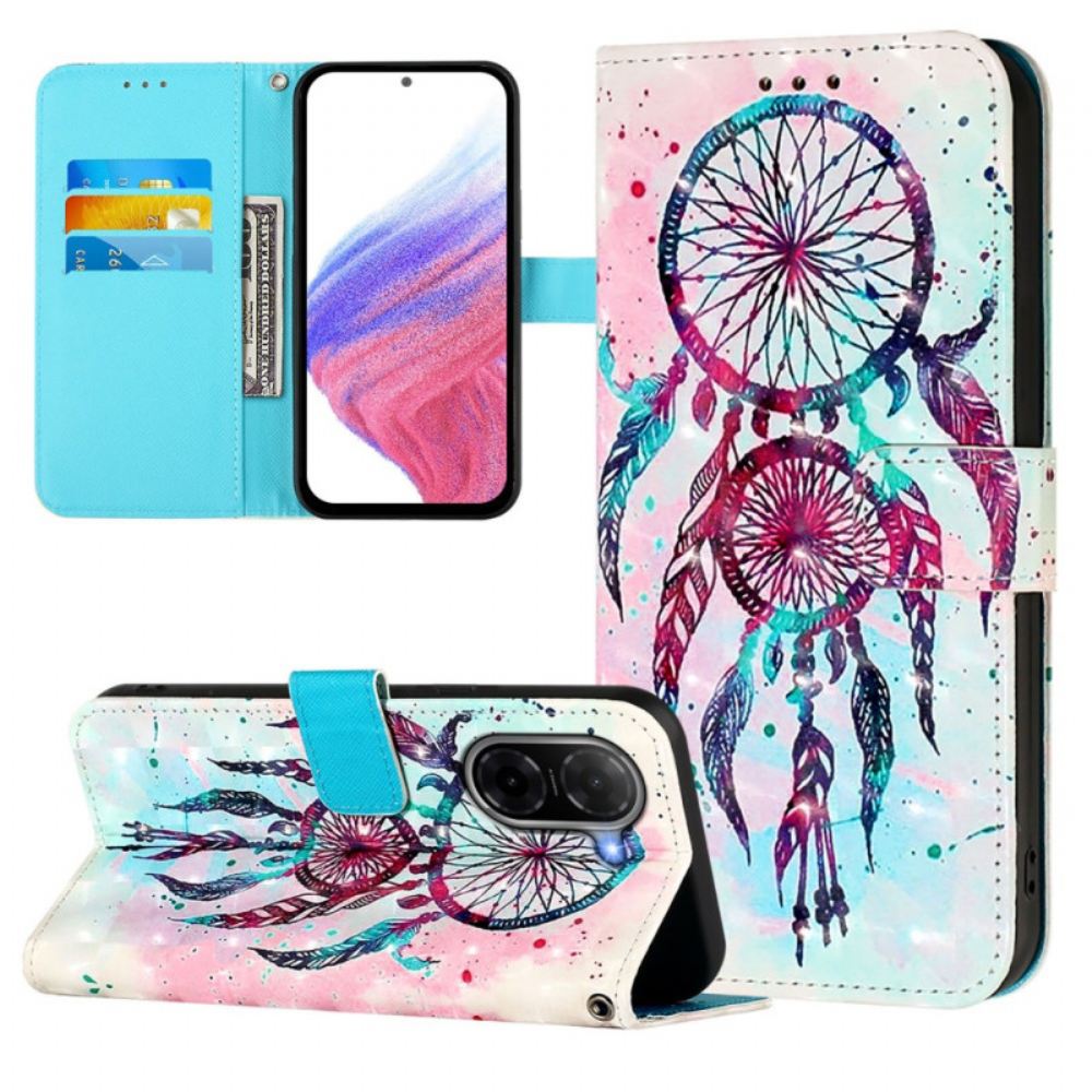 Kožený Kryt Na Poco C71 Lapač Snů