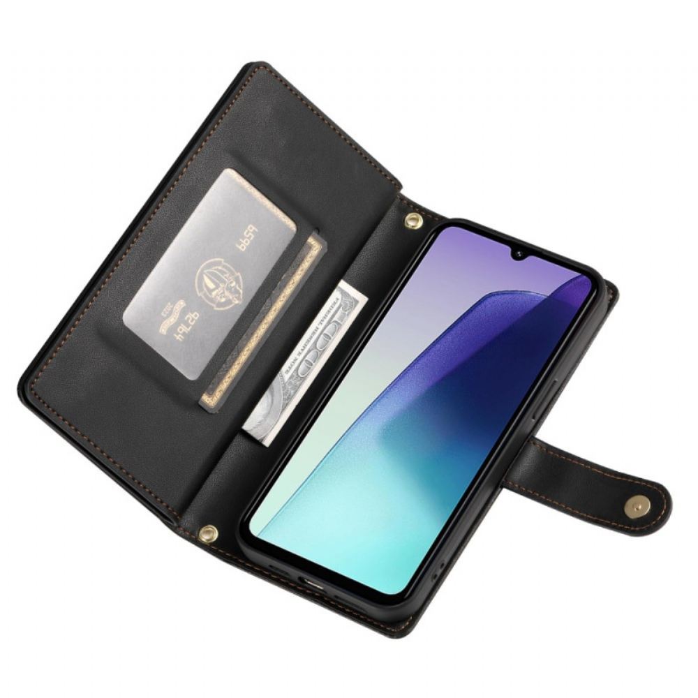 Kožený Kryt Poco C71 Popruh A Rameno Popruh