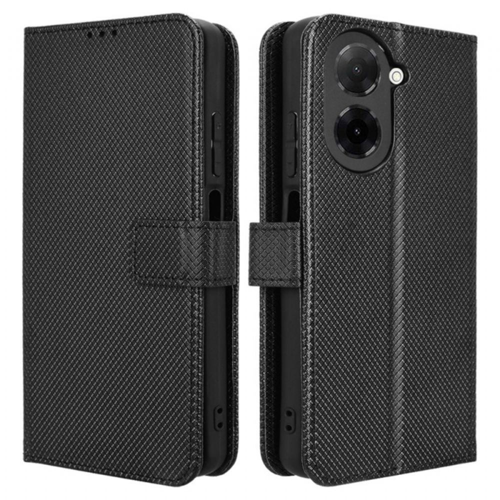 Kožený Kryt Poco C71 Punkovaný Popruh