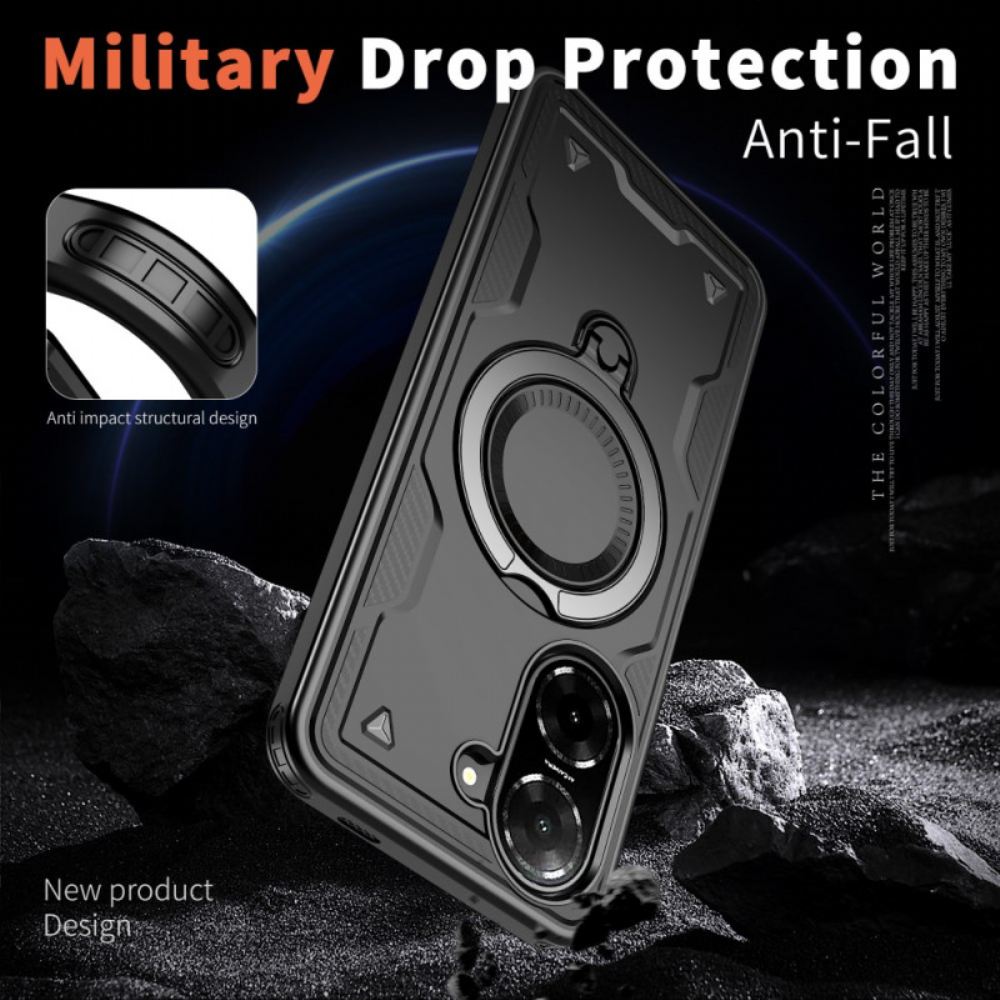 Kryt Poco C71 Kompatibilní S Magsafe Ochranou A Stojanem Vojenské Úrovně