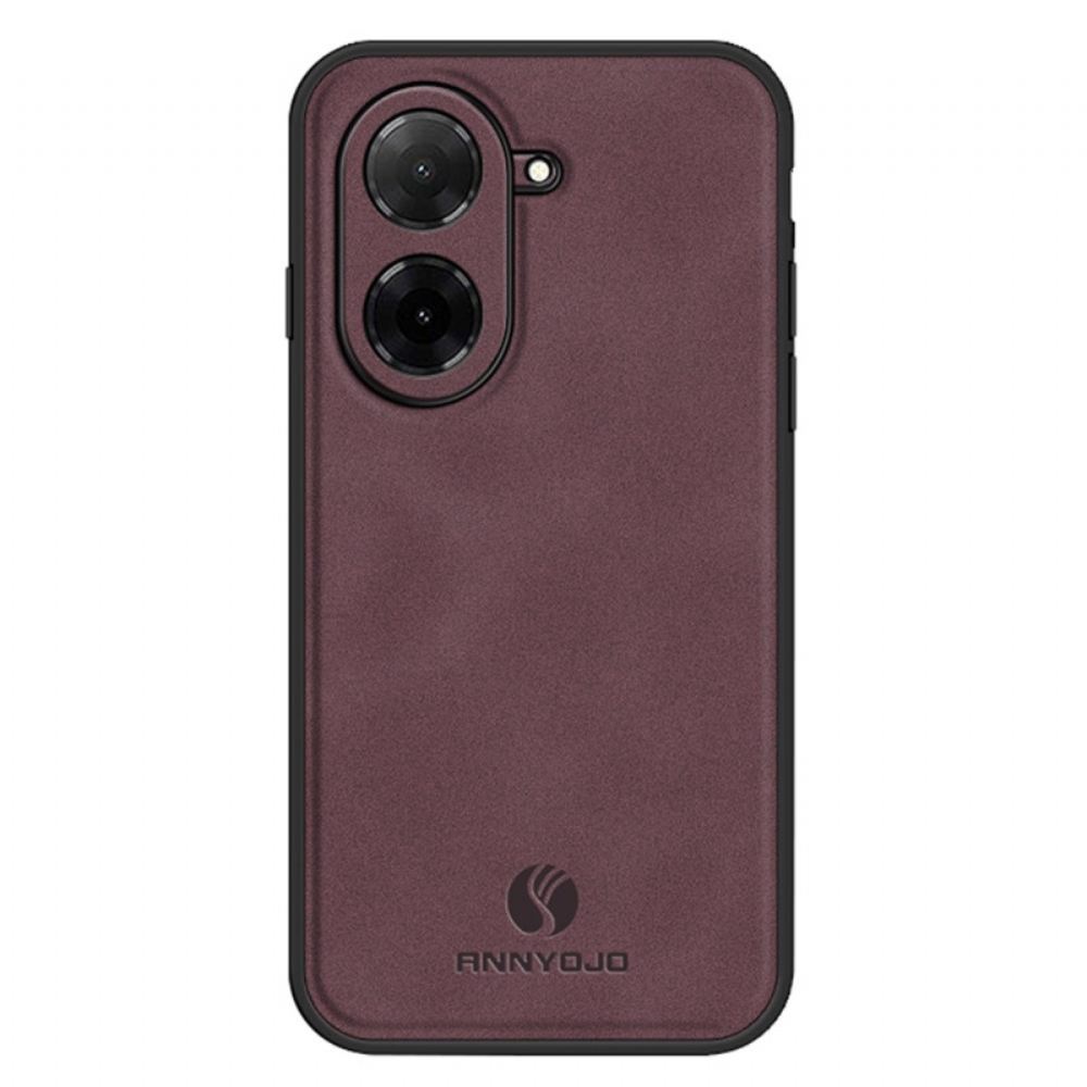 Kryt Poco C71 Kožený Efekt