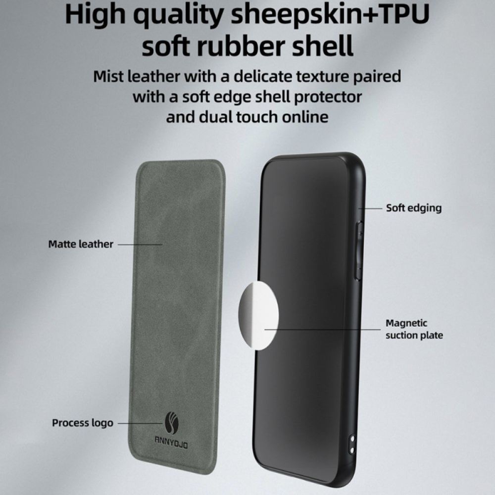 Kryt Poco C71 Kožený Efekt