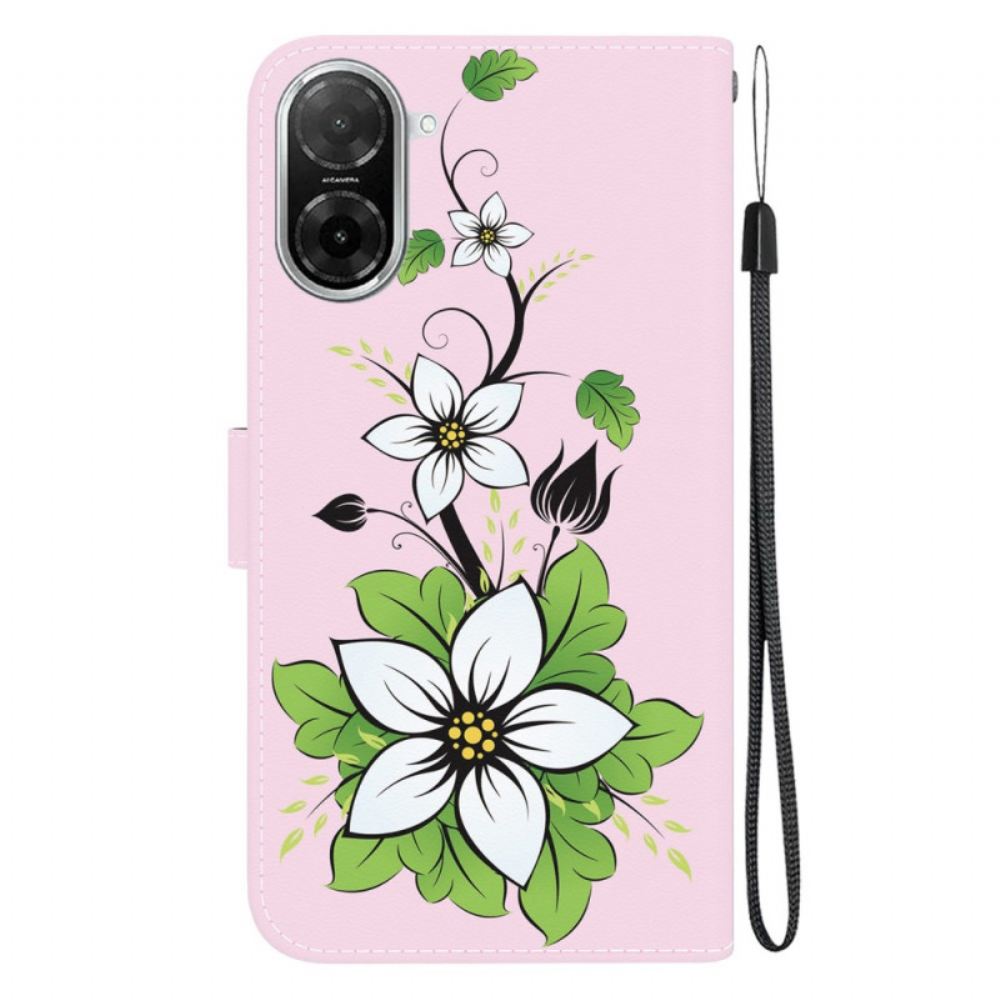 Peněženková Pouzdra Poco C71 Vzor Lilie