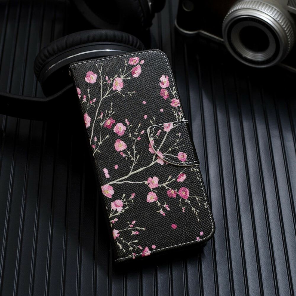 Flipové Pouzdro Na Xiaomi Redmi 7A Na Lana Květinový Objev S Popruhem