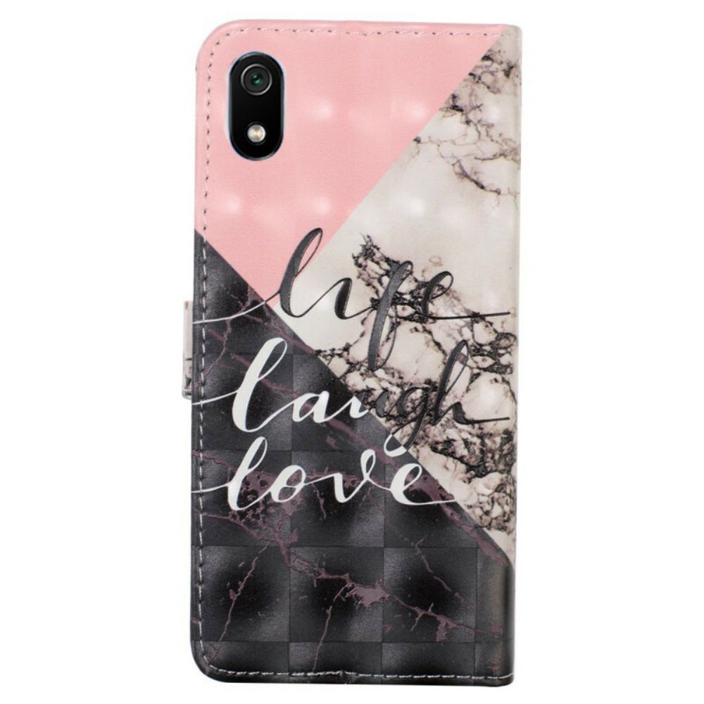 Flipové Pouzdro Na Xiaomi Redmi 7A Život Směj Se Lásko
