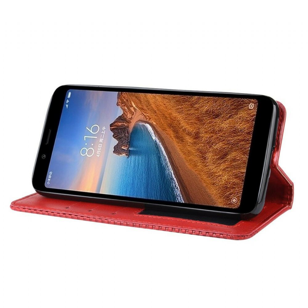 Kryty Na Mobil Na Xiaomi Redmi 7A Flipové Pouzdro Stylizovaný Vintage Kožený Efekt