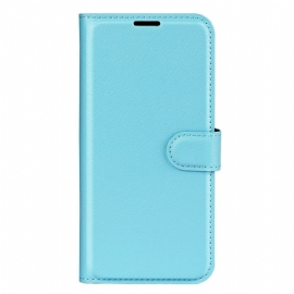 Kožený Kryt Xiaomi Redmi Note 13 Pro 5g Klasická Umělá Kůže Litchi