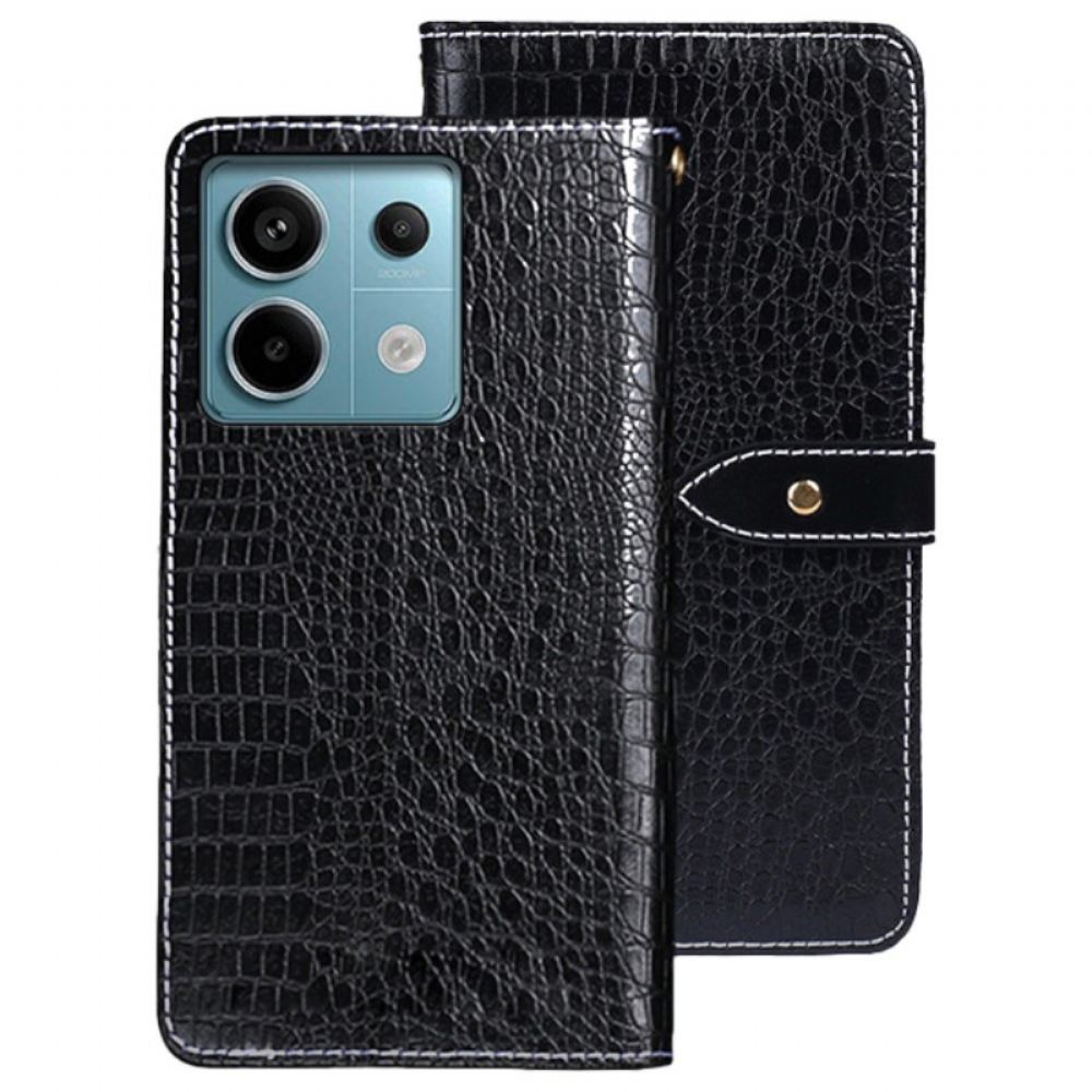 Kožený Kryt Xiaomi Redmi Note 13 Pro 5g Krokodýlí Styl Idewei