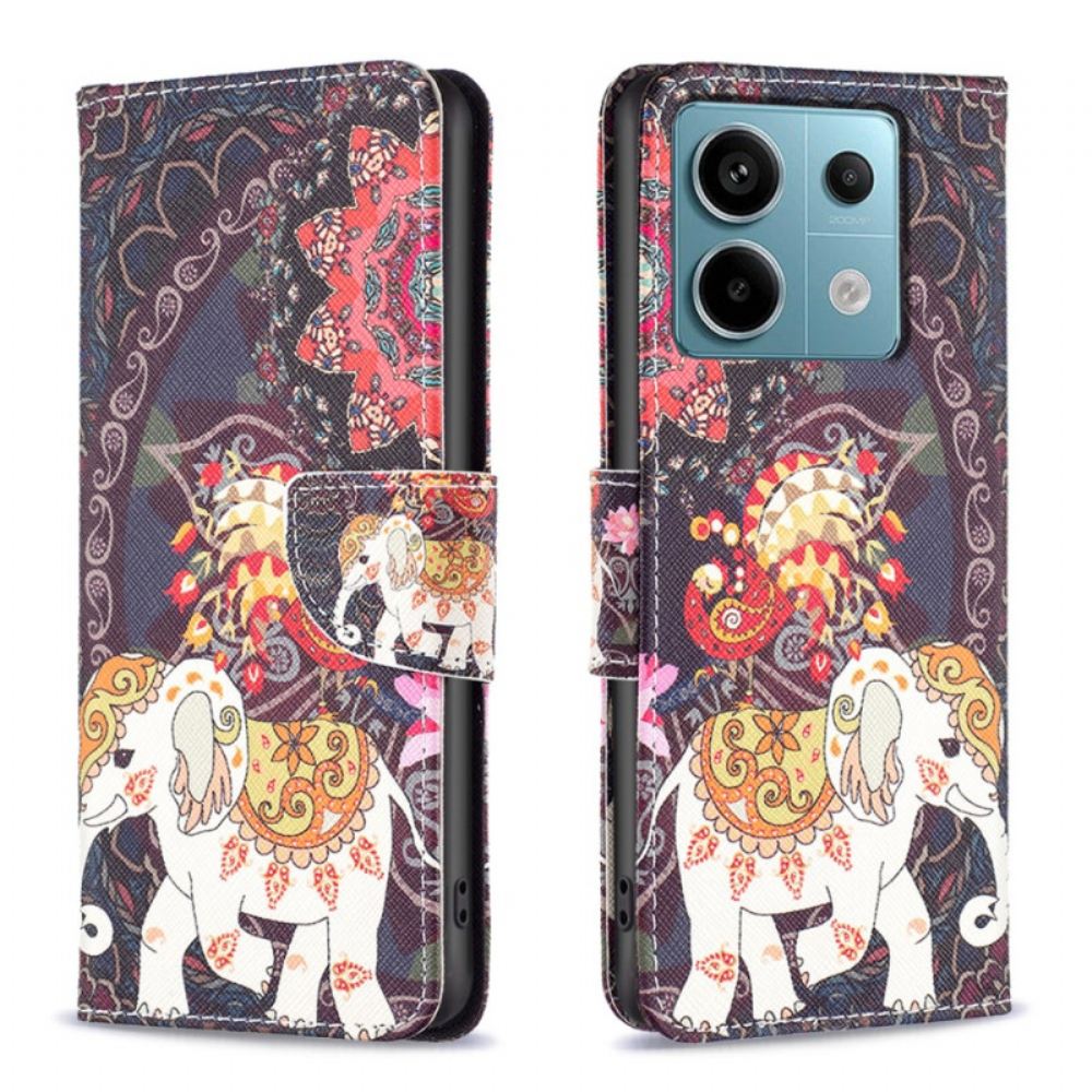 Kožený Kryt Xiaomi Redmi Note 13 Pro 5g Slon Indický