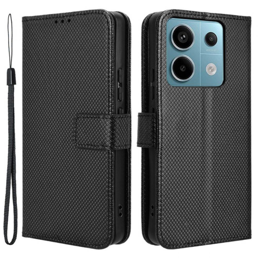 Kožený Kryt Xiaomi Redmi Note 13 Pro 5g Tečkovaný Pásek