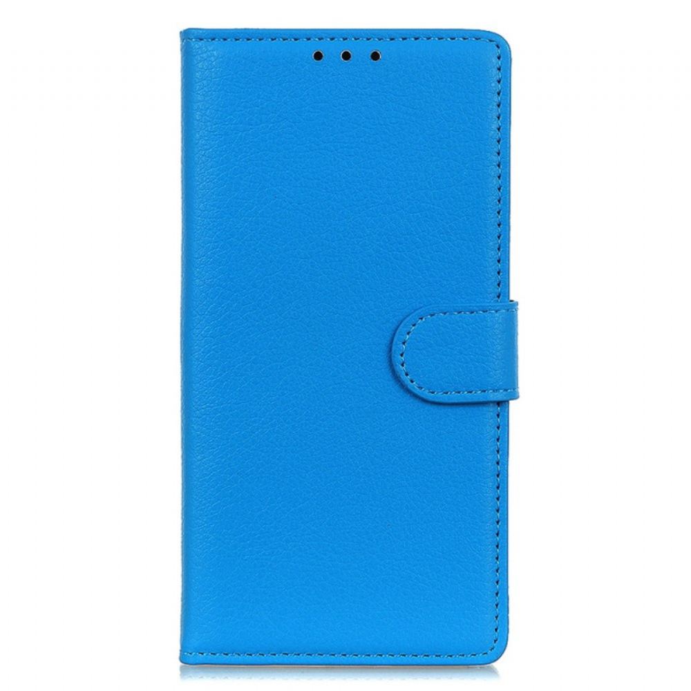 Kožený Kryt Xiaomi Redmi Note 13 Pro 5g Tradiční Umělá Kůže