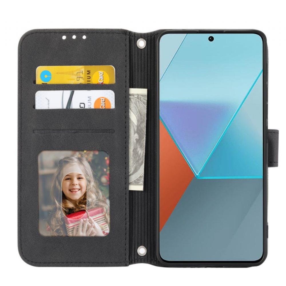 Kožený Kryt Xiaomi Redmi Note 13 Pro 5g Vlysy S Popruhem