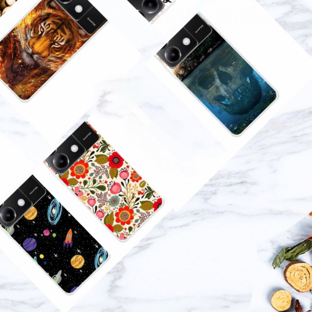 Kryt Xiaomi Redmi Note 13 Pro 5g Motýlí Květiny