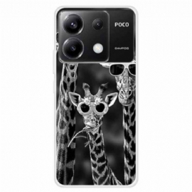 Kryt Xiaomi Redmi Note 13 Pro 5g Žirafy Se Slunečními Brýlemi