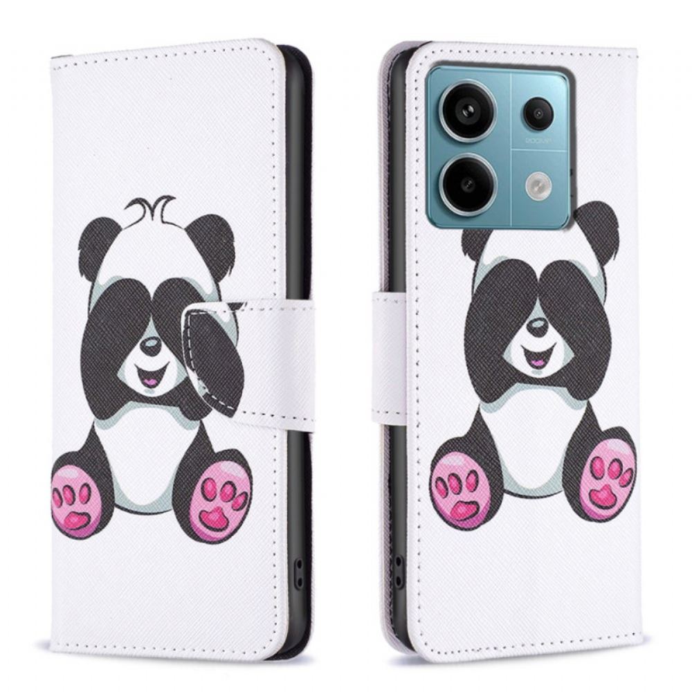 Peněženková Pouzdra Xiaomi Redmi Note 13 Pro 5g Malá Panda