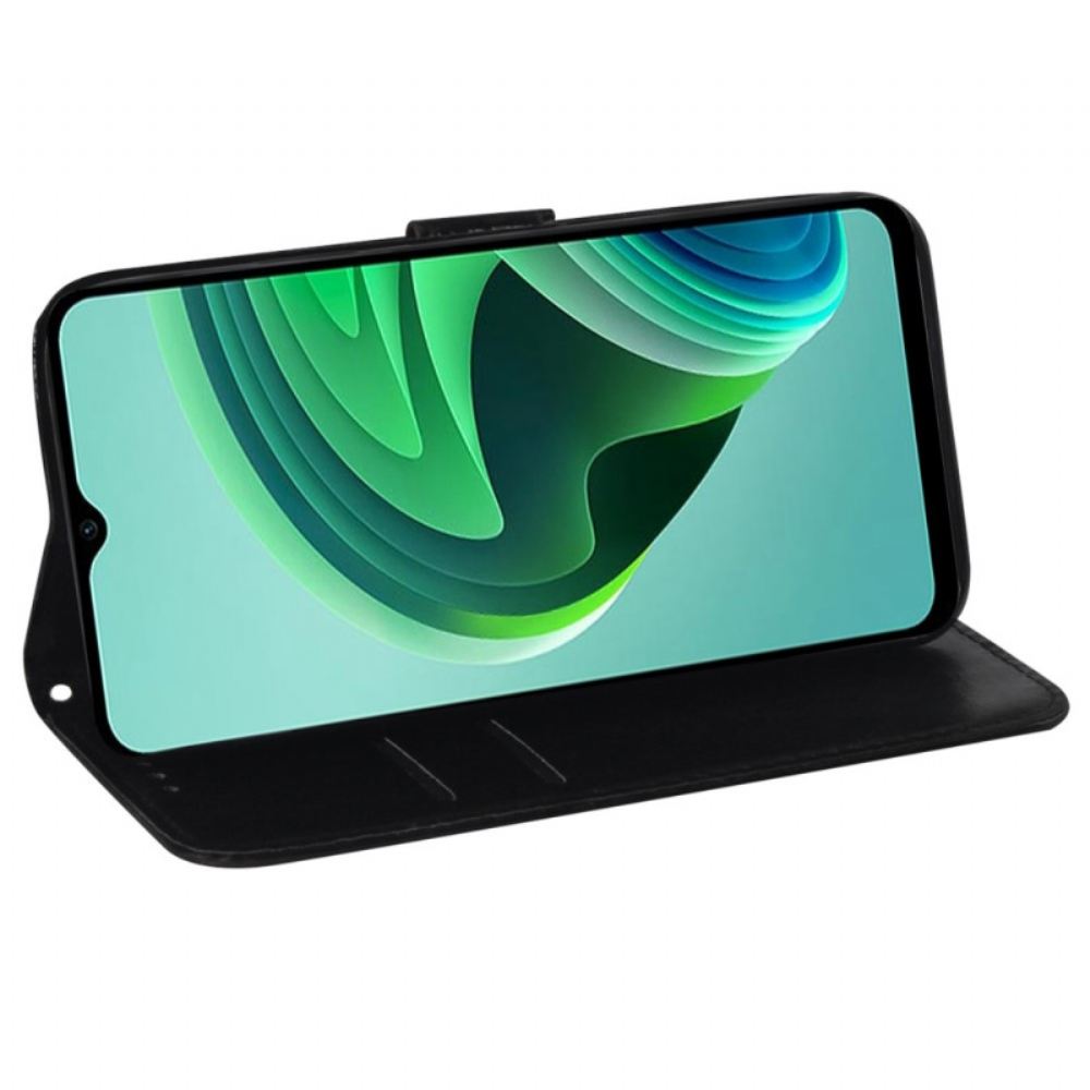Flipové Pouzdro Na Realme C35 Na Lana Strappy Disco Style