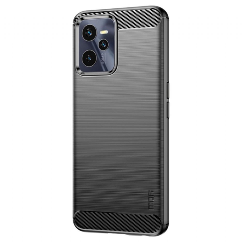 Kryt Na Realme C35 Kartáčované Uhlíkové Vlákno
