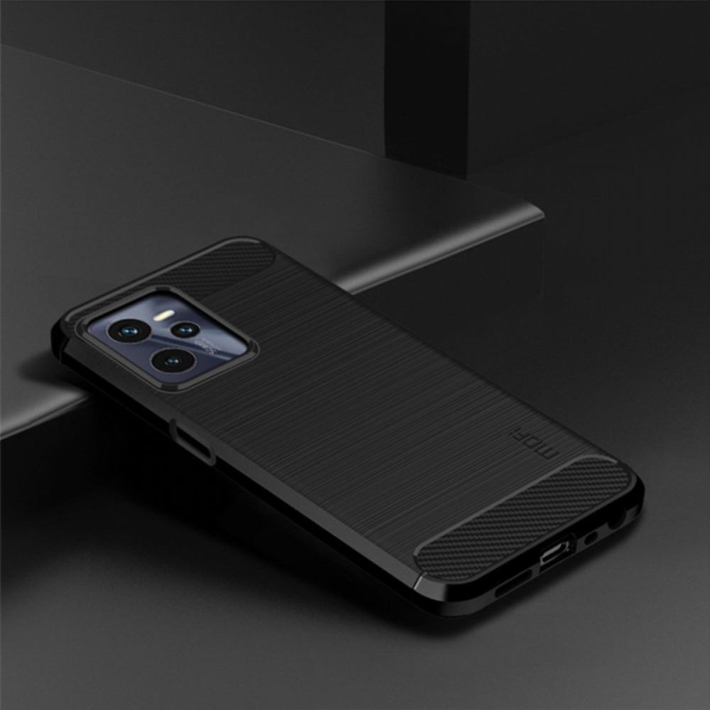 Kryt Na Realme C35 Kartáčované Uhlíkové Vlákno