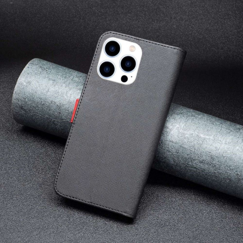 Flipové Pouzdro Na iPhone 14 Pro Dvoubarevná Barva Binfen