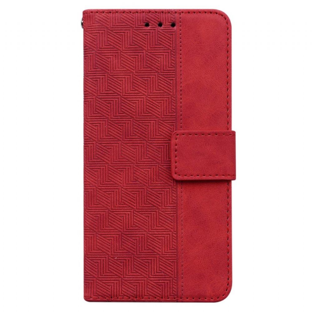 Flipové Pouzdro Na iPhone 14 Pro Na Lana Design Popruhu