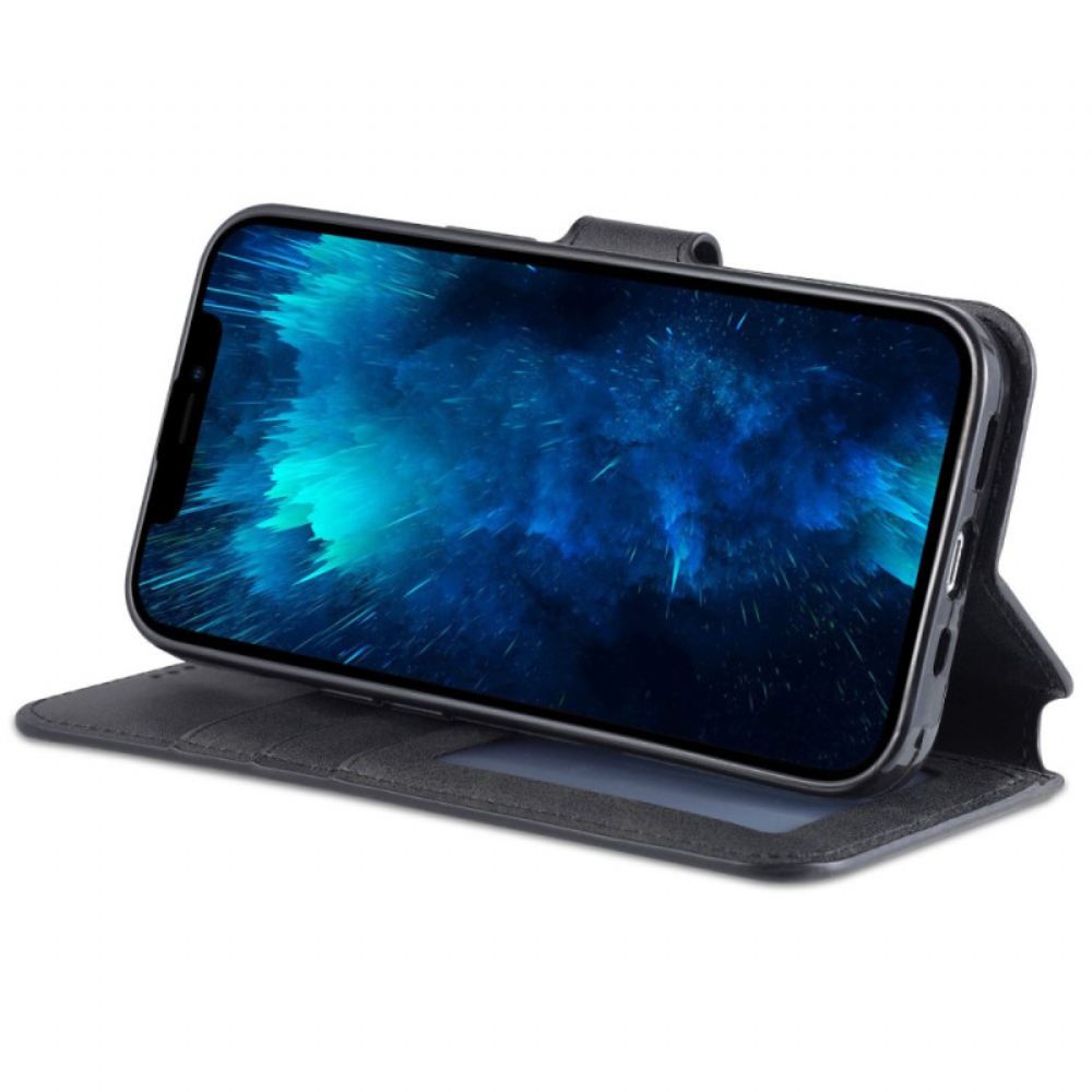 Kožené Pouzdro Na iPhone 14 Pro Azns Umělá Kůže