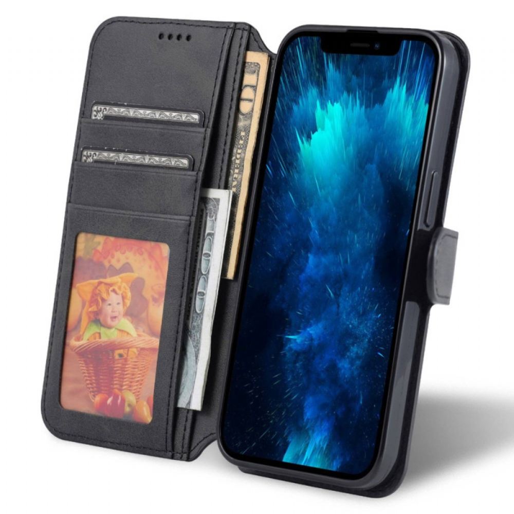 Kožené Pouzdro Na iPhone 14 Pro Azns Umělá Kůže