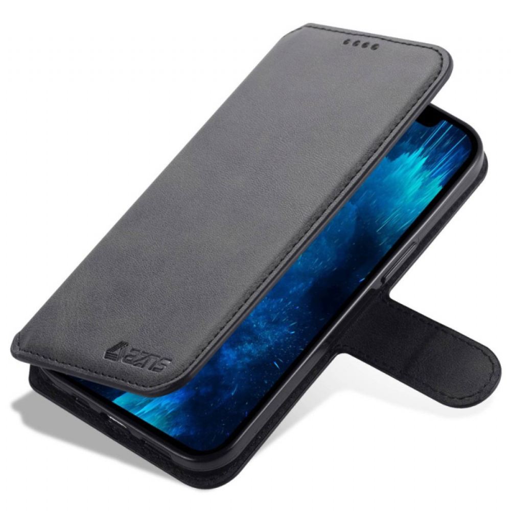 Kožené Pouzdro Na iPhone 14 Pro Azns Umělá Kůže