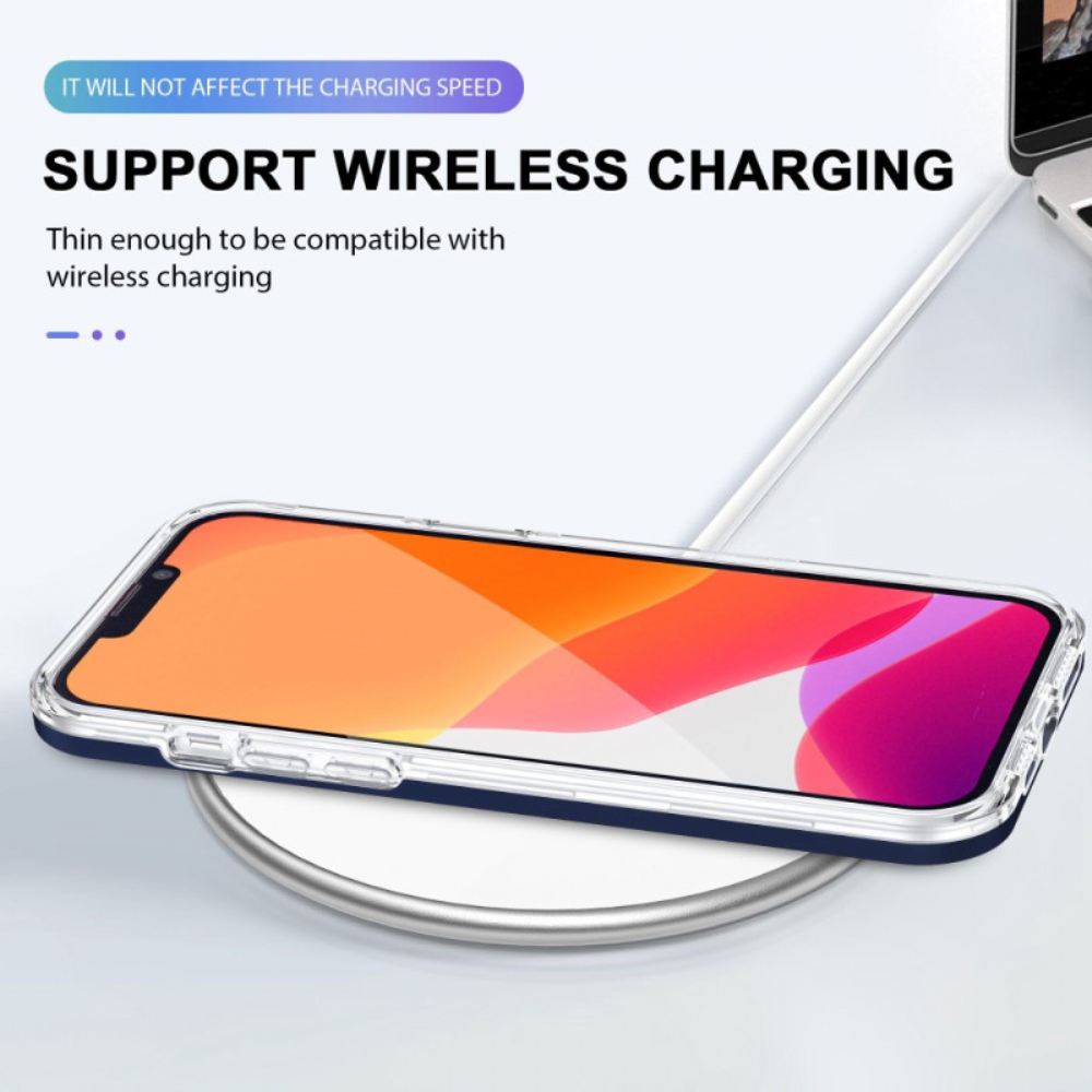 Kryt Na iPhone 14 Pro Křišťálově Barevné Hrany