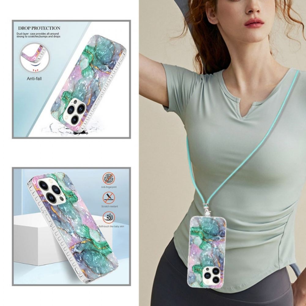 Kryt Na iPhone 14 Pro Na Lana Stylová Šňůrka